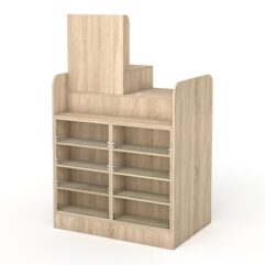 Кассовый стол РИВЬЕРА МОЛДИ №4А (левосторонний), Дуб Сонома