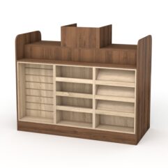 Кассовый стол РИВЬЕРА МОЛДИ №5, Орех + Дуб Сонома