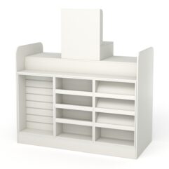 Кассовый стол РИВЬЕРА МОЛДИ №5А, Белый