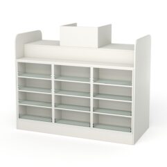 Кассовый стол РИВЬЕРА МОЛДИ №6, Белый