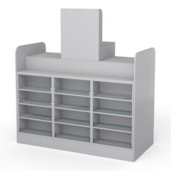 Кассовый стол РИВЬЕРА МОЛДИ №6А, Серый