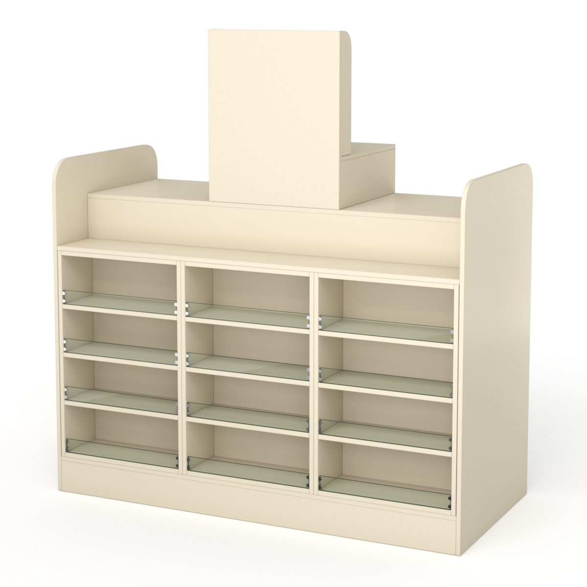 Кассовый стол РИВЬЕРА МОЛДИ №6А, Крем Вайс