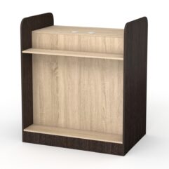 Каркас кассовых столов РИВЬЕРА МОЛДИ №1, 1А, 3, 3А (правосторонний), Дуб Венге и Дуб Сонома