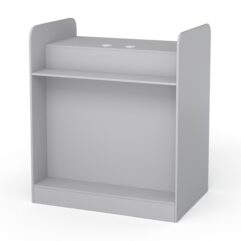 Каркас кассовых столов РИВЬЕРА МОЛДИ №2, 2А, 4, 4А (левосторонний), Серый