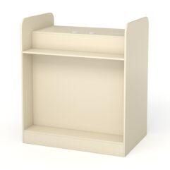 Каркас кассовых столов РИВЬЕРА МОЛДИ №2, 2А, 4, 4А (левосторонний), Крем Вайс