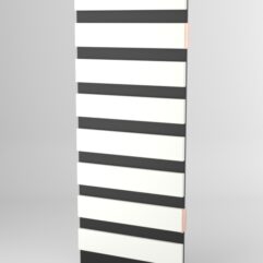 Дверь КОФЕ С СОБОЙ, Черный-Белый