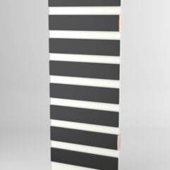 Дверь КОФЕ С СОБОЙ, Белый-Черный