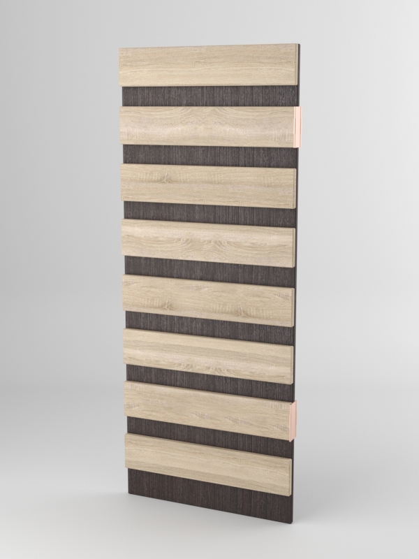 Дверь КОФЕ С СОБОЙ, Дуб Венге-Дуб Сонома