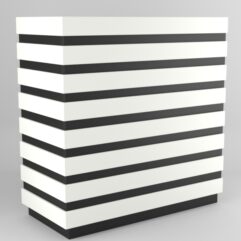 Модуль КОФЕ С СОБОЙ №1 (правосторонний), Черный-Белый