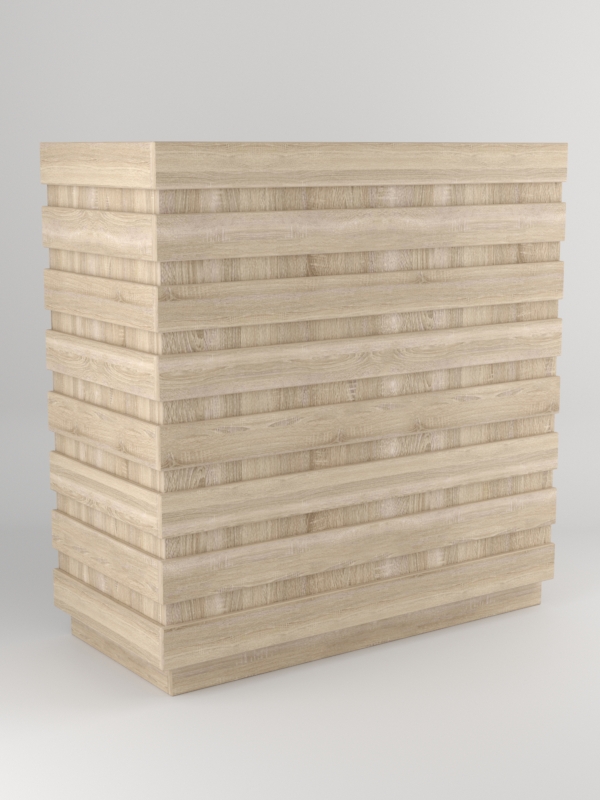 Модуль КОФЕ С СОБОЙ №1 (правосторонний), Дуб Сонома