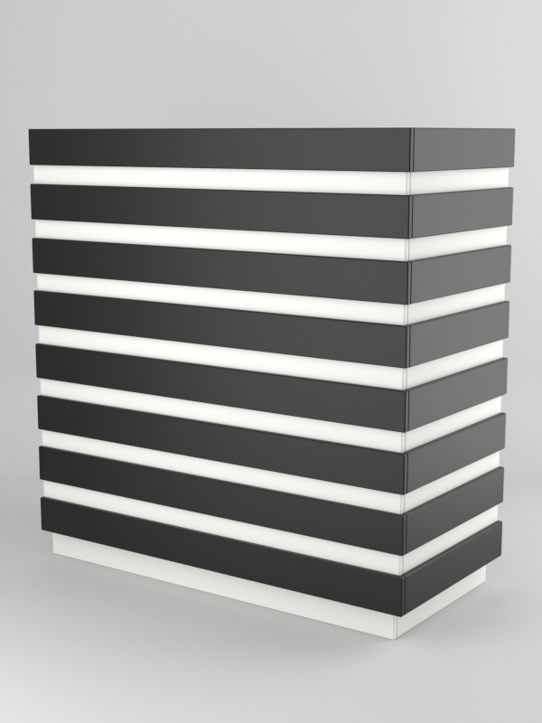 Модуль КОФЕ С СОБОЙ №1 (левосторонний), Белый-Черный