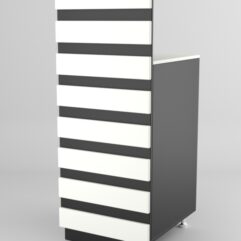 Модуль КОФЕ С СОБОЙ №2 выкатной, Черный-Белый