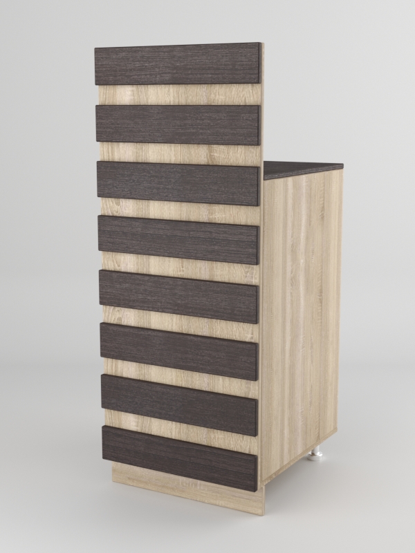 Модуль КОФЕ С СОБОЙ №2 выкатной, Дуб Сонома-Дуб Венге