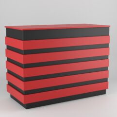 Модуль КОФЕ С СОБОЙ №3 (правосторонний), Черный-Красный