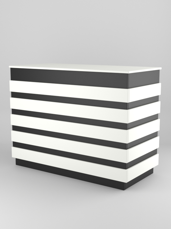 Модуль КОФЕ С СОБОЙ №3 (левосторонний), Черный-Белый