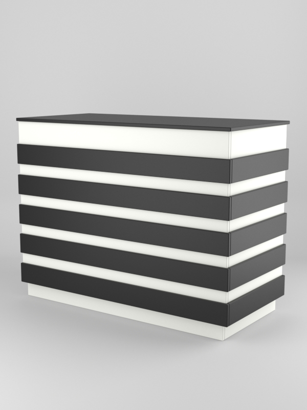 Модуль КОФЕ С СОБОЙ №3 (левосторонний), Белый-Черный