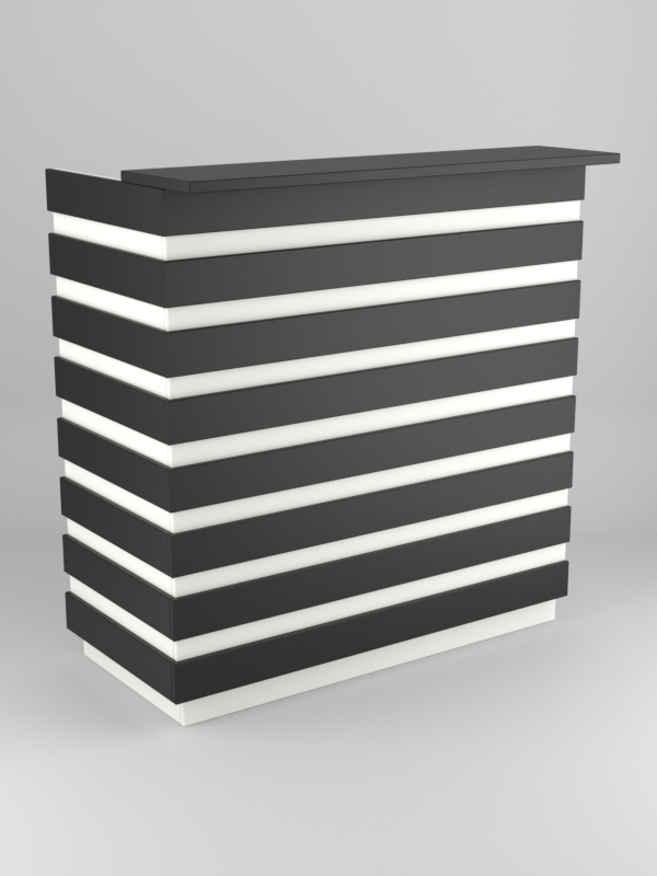 Модуль КОФЕ С СОБОЙ №4 (правосторонний), Белый-Черный