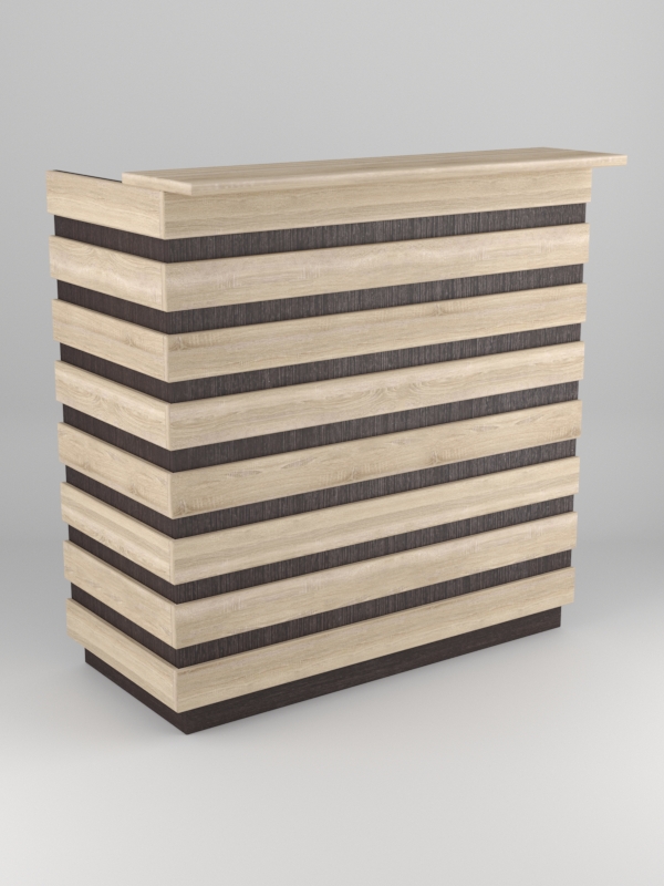 Модуль КОФЕ С СОБОЙ №4 (правосторонний), Дуб Венге-Дуб Сонома