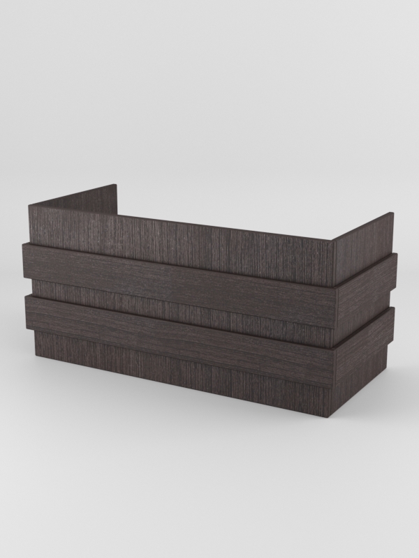 Накладка для витрины КОФЕ С СОБОЙ, Дуб Венге