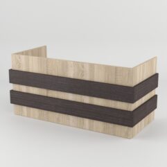 Накладка для витрины КОФЕ С СОБОЙ, Дуб Сонома-Дуб Венге