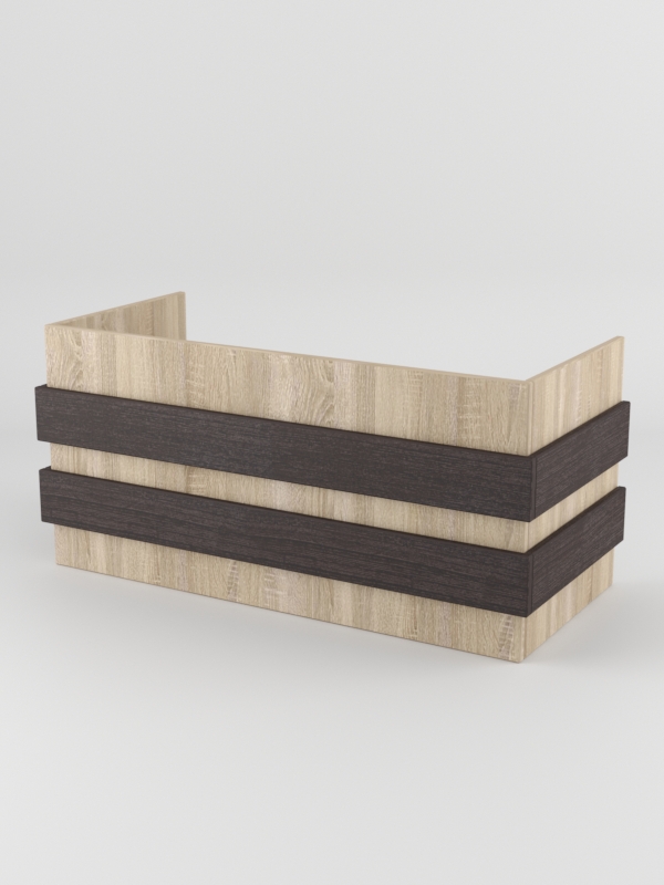 Накладка для витрины КОФЕ С СОБОЙ, Дуб Сонома-Дуб Венге