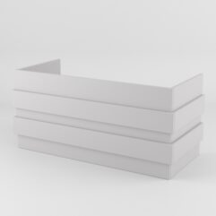 Накладка для витрины КОФЕ С СОБОЙ, Серый