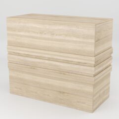 Модуль КОФЕШОП №4 лицевой правый, Дуб Сонома