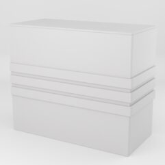 Модуль КОФЕШОП №4 лицевой правый, Серый