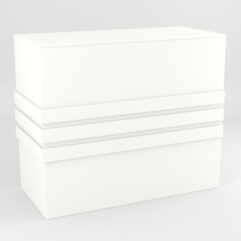 Модуль КОФЕШОП №4 лицевой левый, Белый