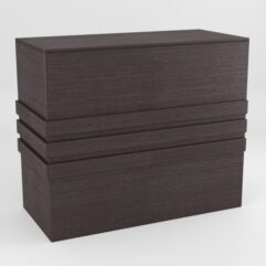 Модуль КОФЕШОП №4 лицевой левый, Дуб Венге