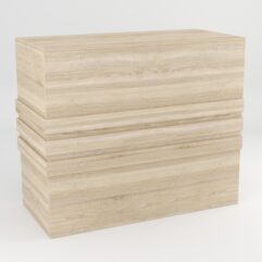 Модуль КОФЕШОП №4 лицевой левый, Дуб Сонома