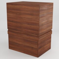 Модуль КОФЕШОП №5 лицевой правый, Орех