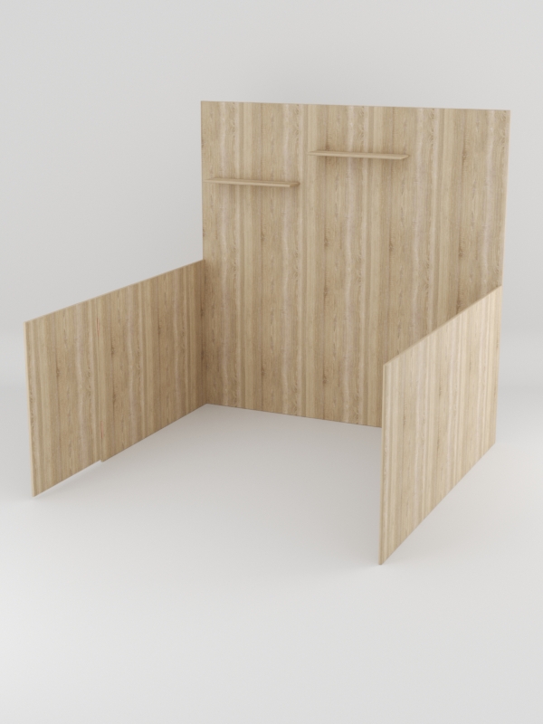 Основа КОФЕШОП левосторонняя, Дуб Сонома