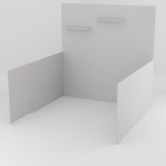 Основа КОФЕШОП левосторонняя, Серый