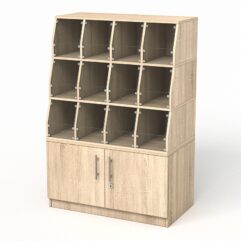 Стеллаж для конфет, орехов, сухофруктов ОРЕШЕК №1, Дуб Сонома