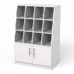 Стеллаж для конфет, орехов, сухофруктов ОРЕШЕК №1, Белый