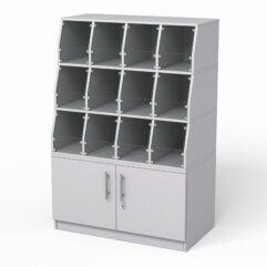 Стеллаж для конфет, орехов, сухофруктов ОРЕШЕК №1, Серый