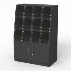 Стеллаж для конфет, орехов, сухофруктов ОРЕШЕК №1, Черный