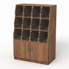 Стеллаж для конфет, орехов, сухофруктов ОРЕШЕК №1, Орех