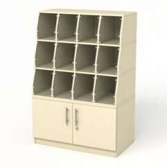 Стеллаж для конфет, орехов, сухофруктов ОРЕШЕК №1, Крем Вайс