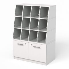 Стеллаж для конфет, орехов, сухофруктов ОРЕШЕК №2, Белый