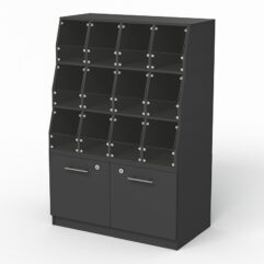 Стеллаж для конфет, орехов, сухофруктов ОРЕШЕК №2, Черный