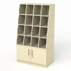 Стеллаж для конфет, орехов, сухофруктов ОРЕШЕК №4, Крем Вайс