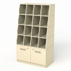 Стеллаж для конфет, орехов, сухофруктов ОРЕШЕК №5, Крем Вайс