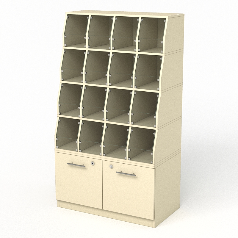 Стеллаж для конфет, орехов, сухофруктов ОРЕШЕК №5, Крем Вайс