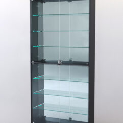 Витрина ШАЛОСТЬ №2-2-900 (задняя стенка зеркало), Черный