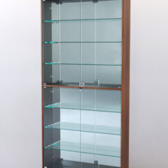 Витрина ШАЛОСТЬ №2-2-900 (задняя стенка зеркало), Орех