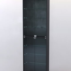 Витрина ШАЛОСТЬ №2-1-600 (задняя стенка ДВП), Черный