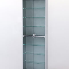 Витрина ШАЛОСТЬ №2-1-600 (задняя стенка ДВП), Серый