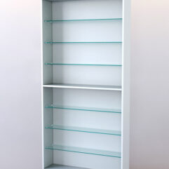 Стеллаж ШАЛОСТЬ №2-1-900 (задняя стенка ДВП), Белый